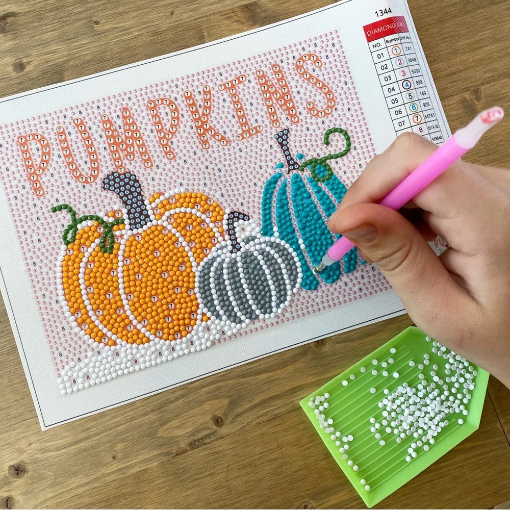 New Addison Lane Pumpkin Diamond Painting Kit